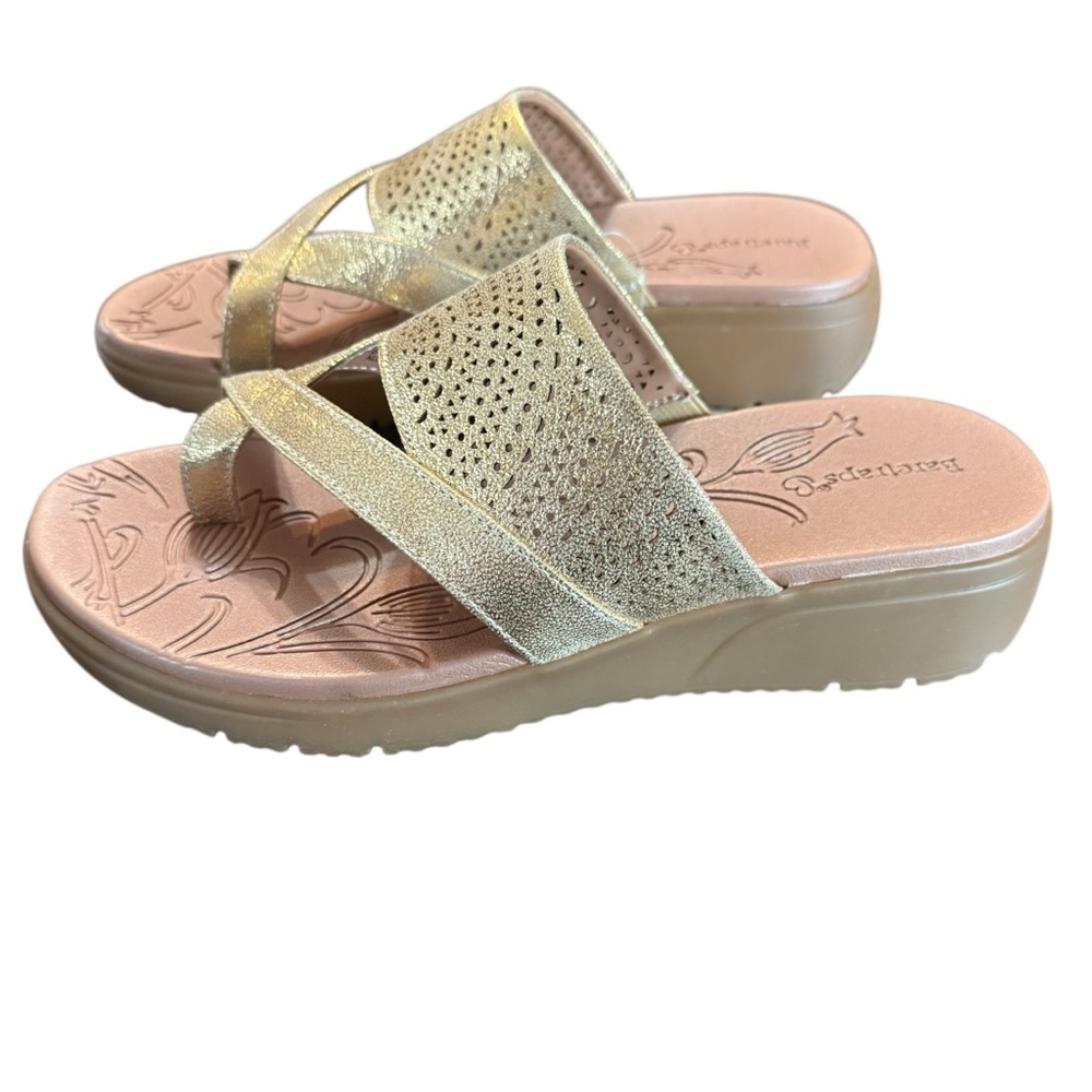 Baretraps Old Gold Sandal Size 7.5 - Picture 6 of 10